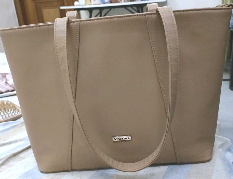 Fastrack Beige Tote Bag