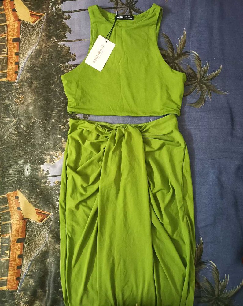 Shein Light Green Two-Piece Set