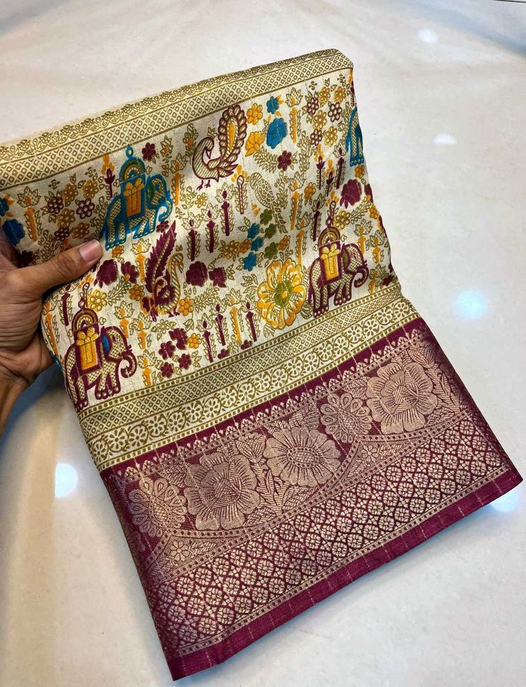 Floral Rekko Silk Sarees Collection
