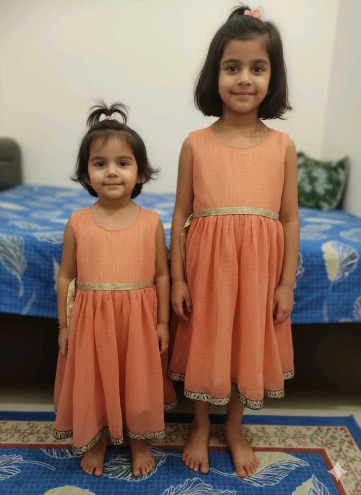 homemade combo 3 yr to 5 years Cute Peach Part