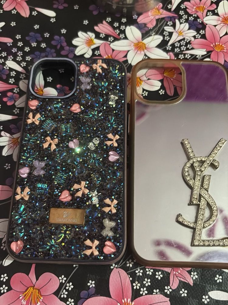 Designer Phone Cases - YSL &amp; Swarovski