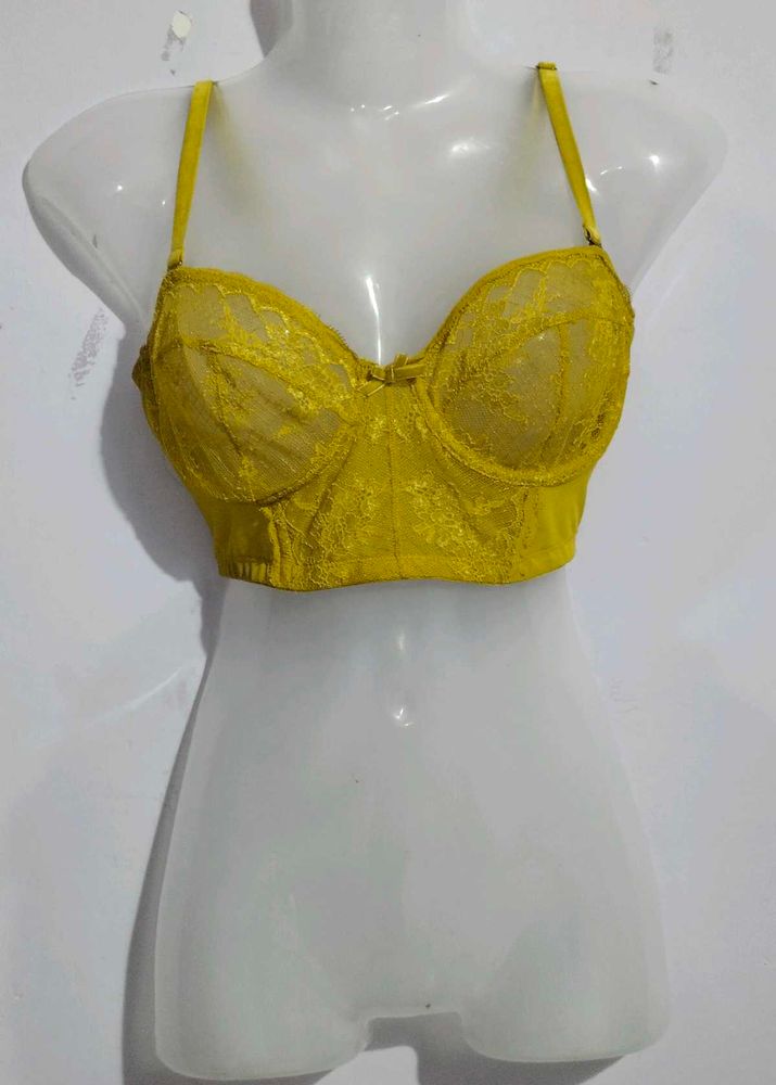 LACE CORSET BRA
