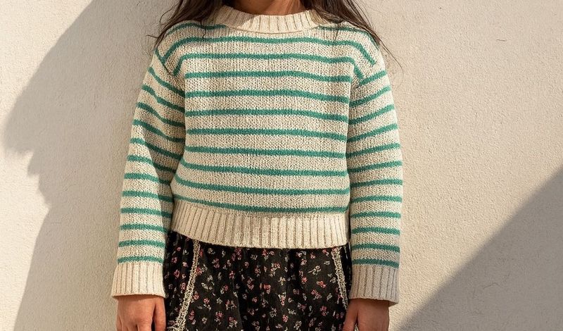 Striped Knit Sweater