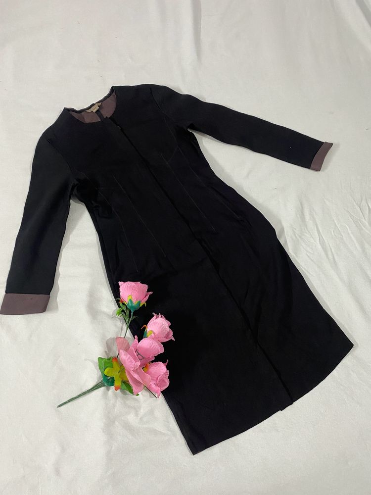 Chic Black Long Sleeve Dress