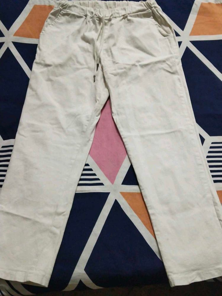 Casual Beige Pants