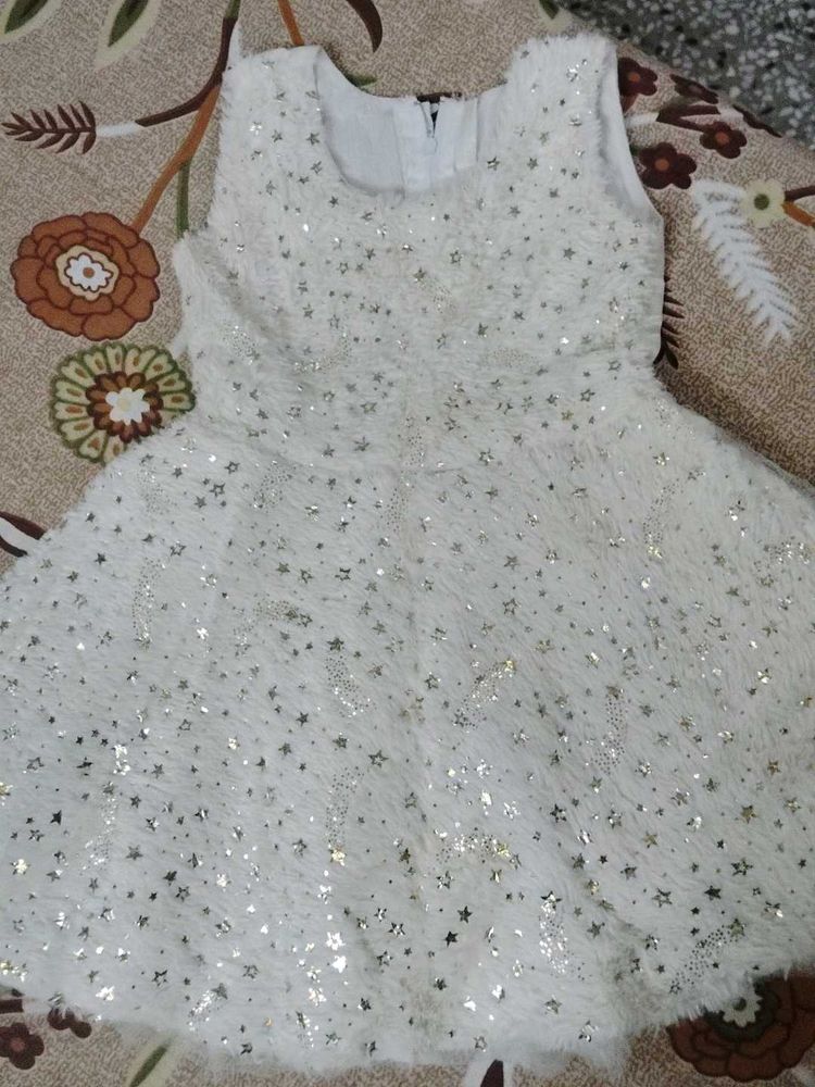 Sparkly White Party Dress