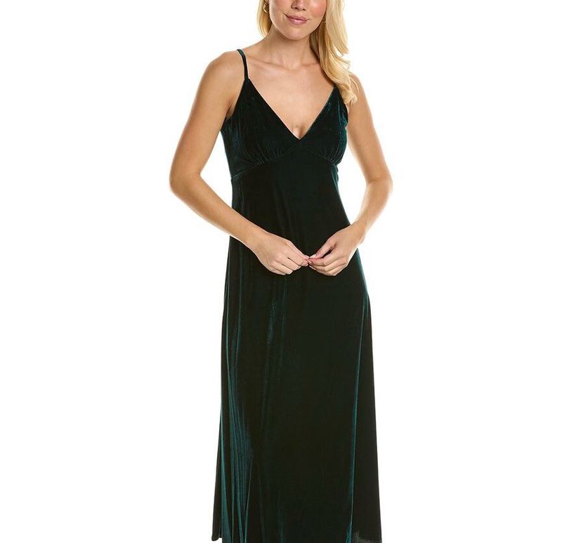Elegant Velvet Maxi Dress