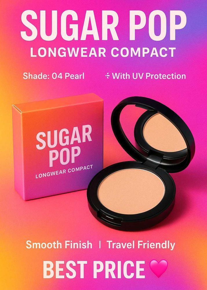 SUGAR POP Longwear Compact - Shade 04 Pearl