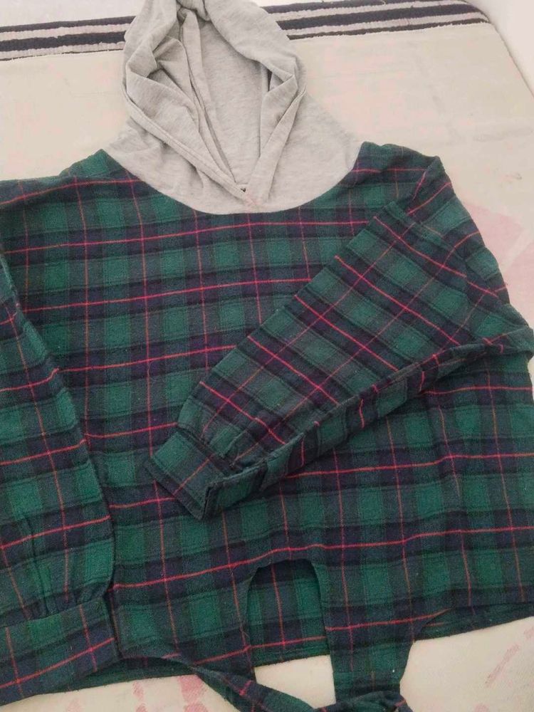 Sweat Shirt Of Cotton Blend