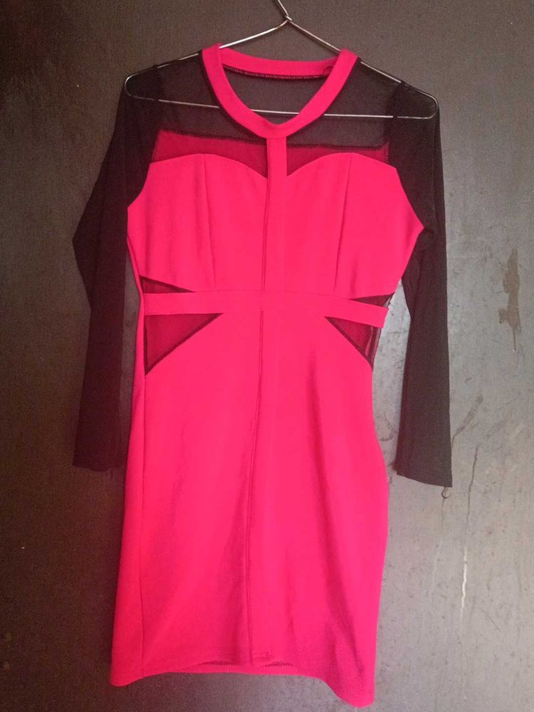 Chic Pink Bodycon Dress