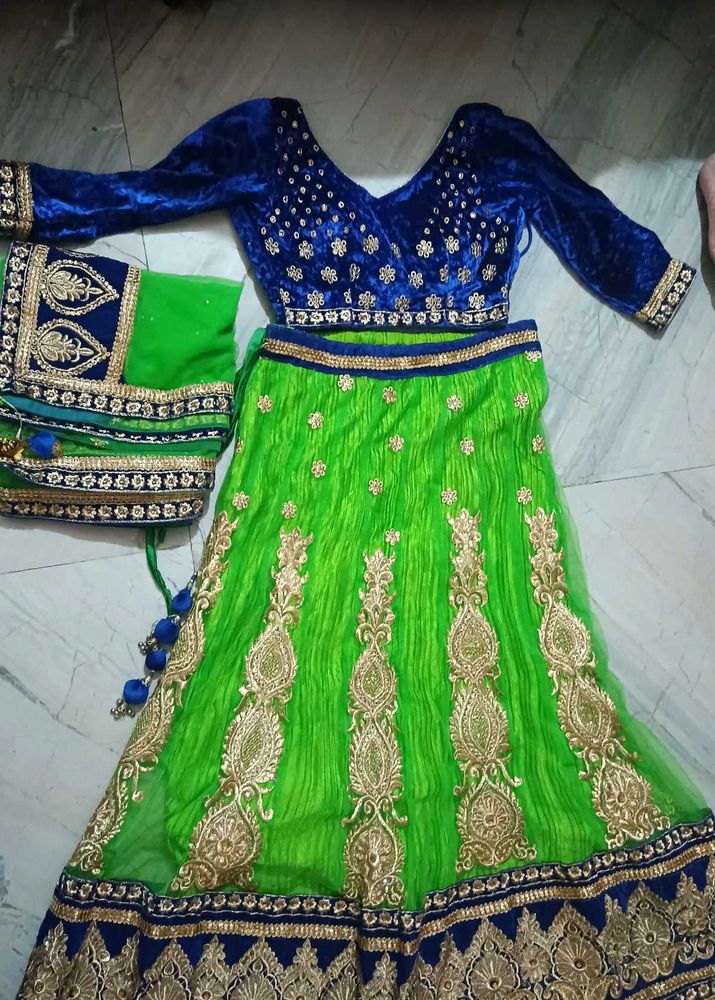 Lehnga Choli With Dupatta Beautiful Design