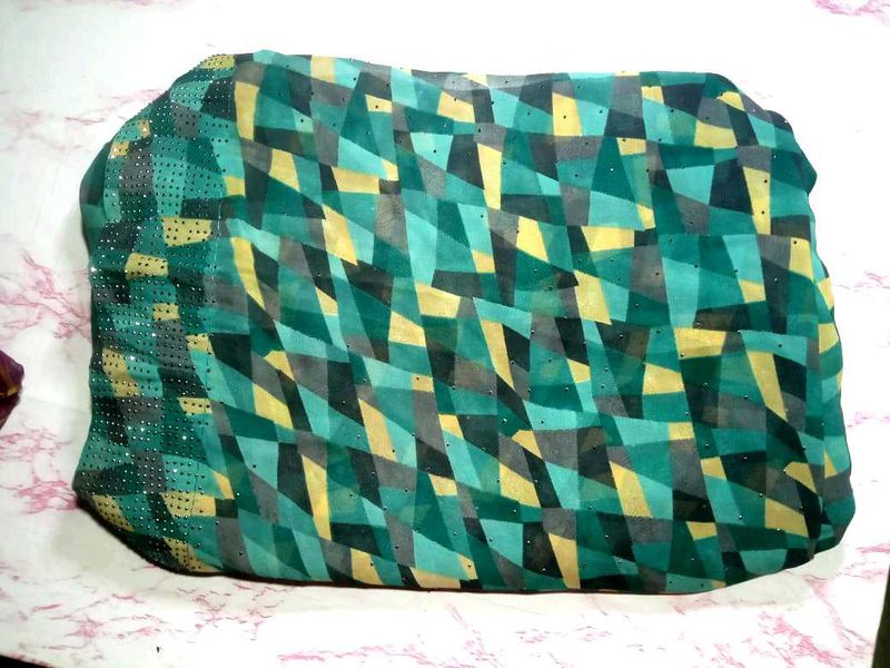 Elegant Printed Saree Fabric