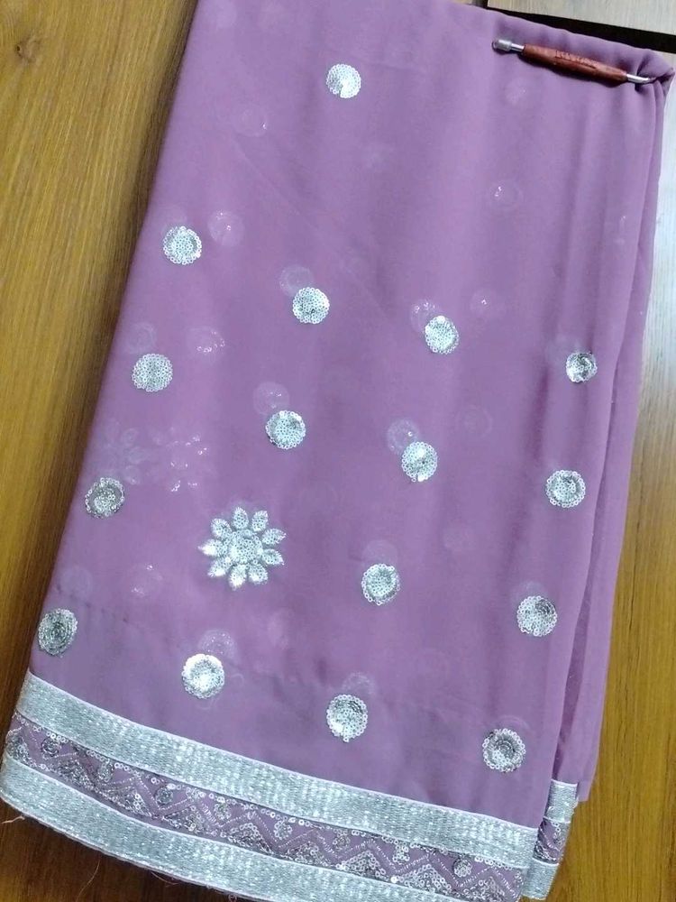 Elegant Purple Saree