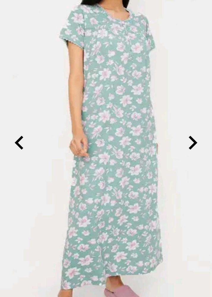 max green floral print nightdress nightie