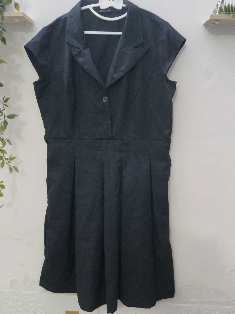 Chic Black Shirt Dress