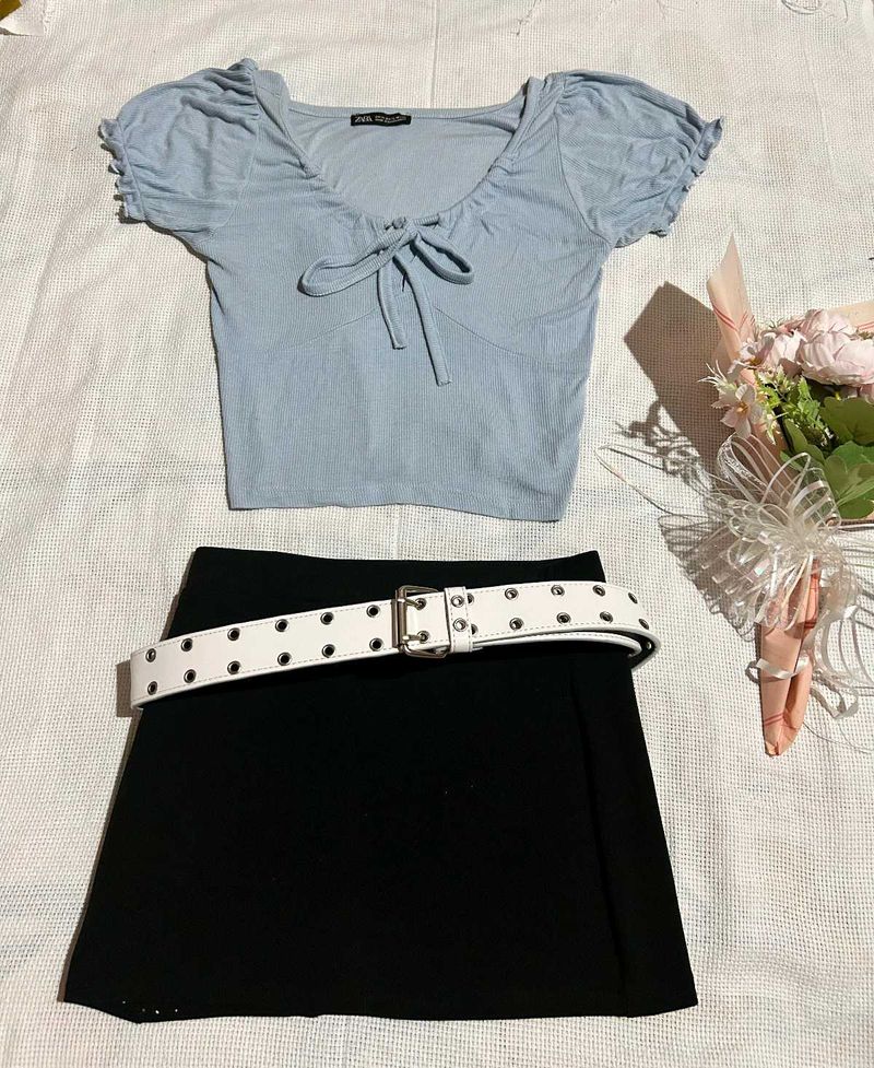 Zara Crop Top🩵