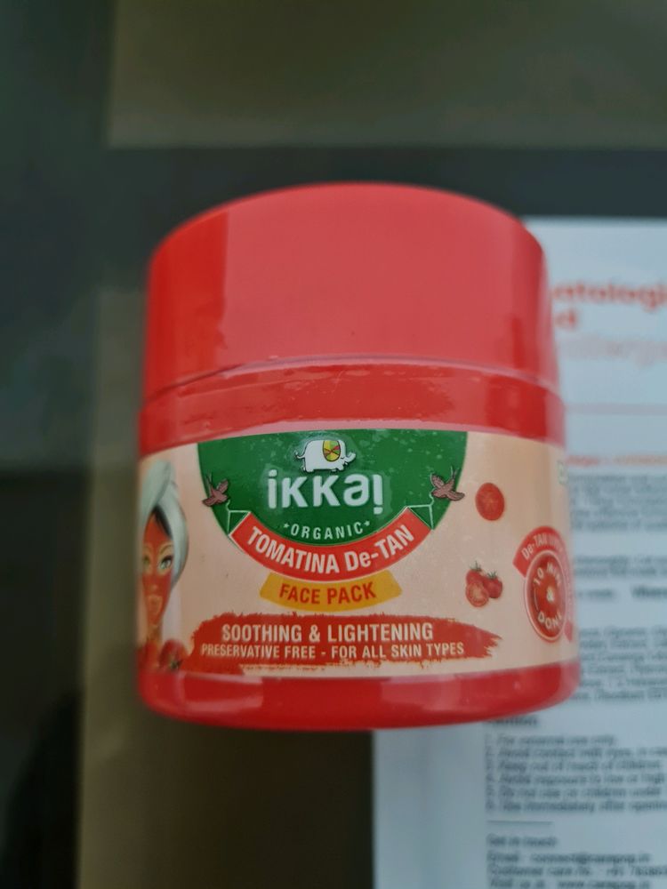 IKKAI - TOMATTO DTAN FACE PACK
