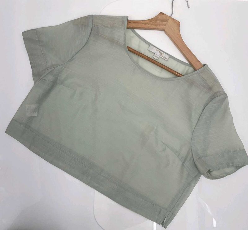 Vero Moda Sheer Crop Top