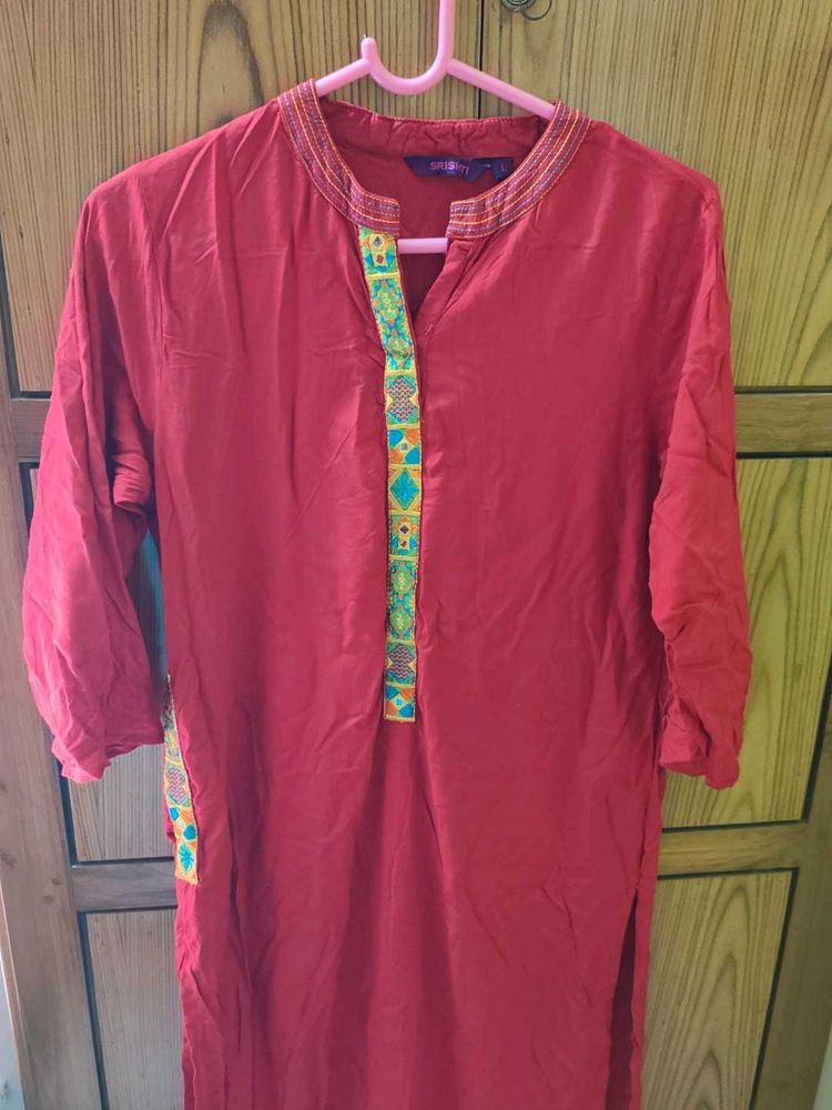 Elegant Red Kurti