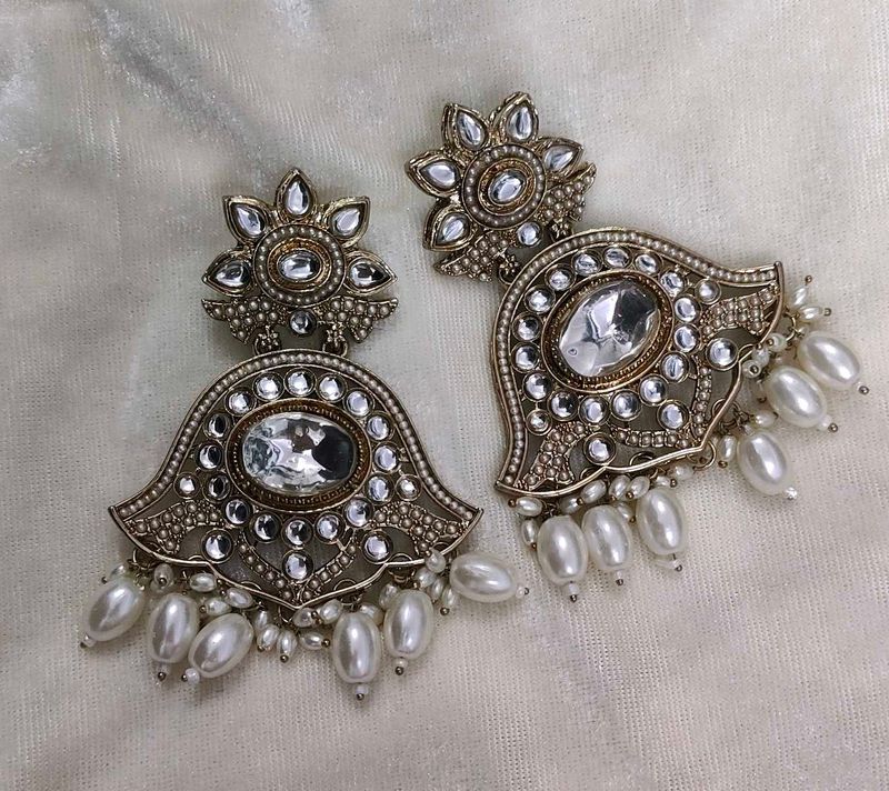 Traditional Moti Earrings