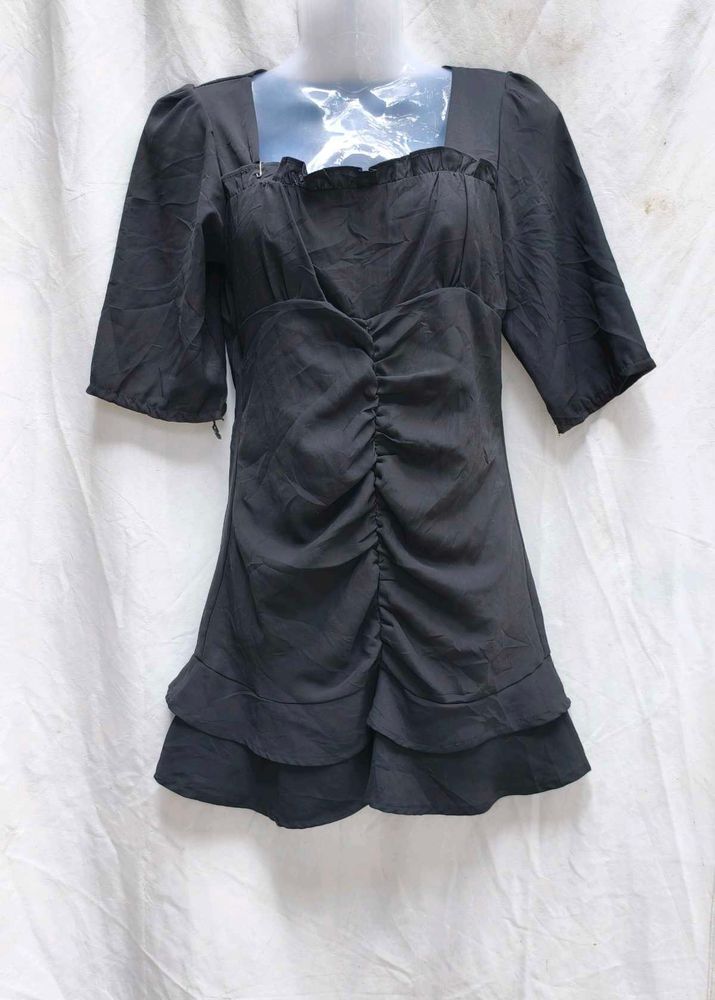 36259. Black Mini Dress