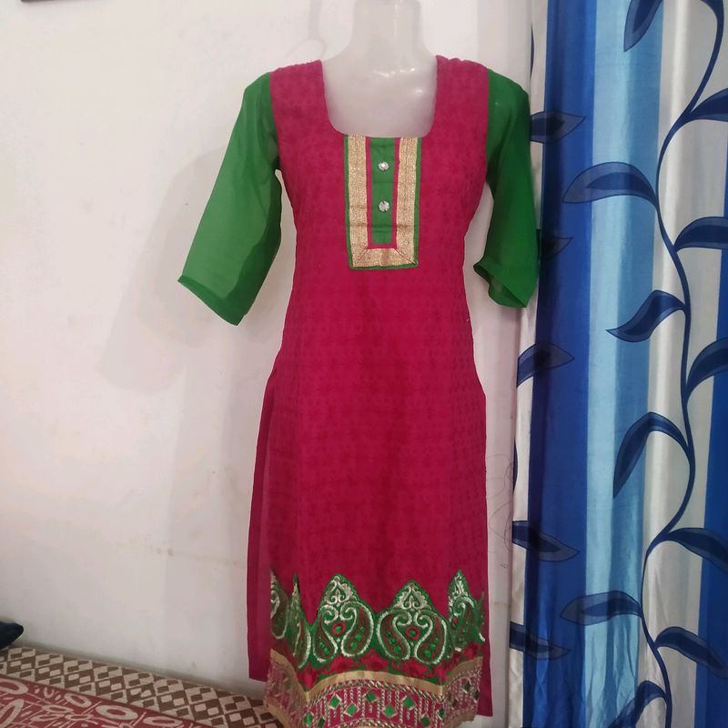 A.S Collection Bring A Pink Combination With Green