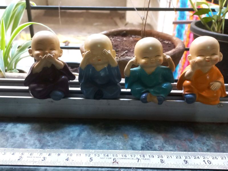 Little Monk Statues