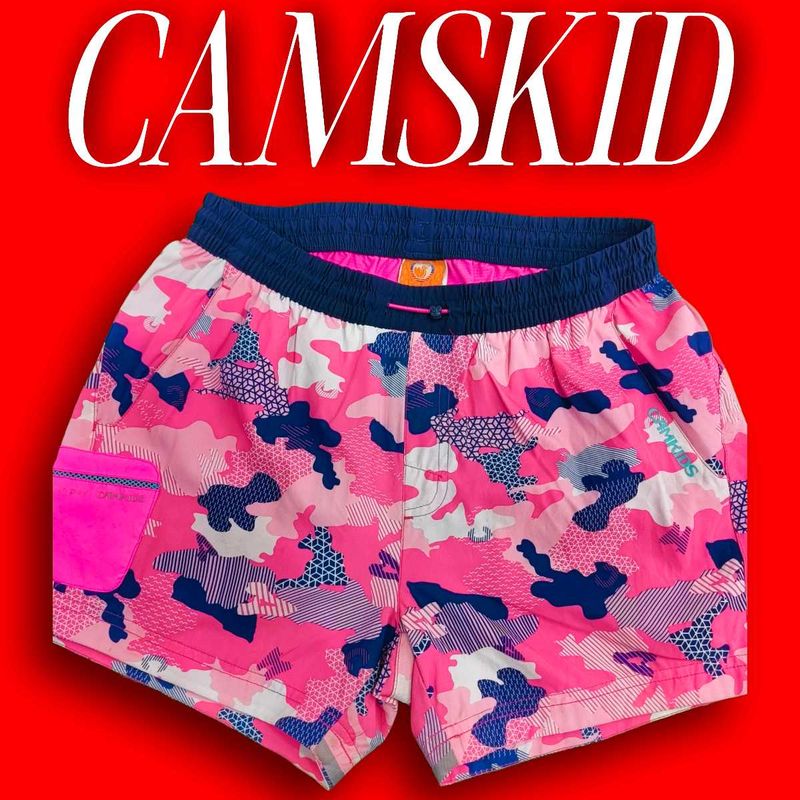 Camskid Pink Camo Swim Shorts