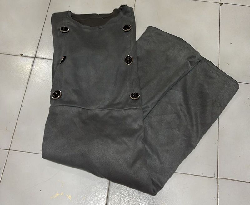 Gray Vintage Dress