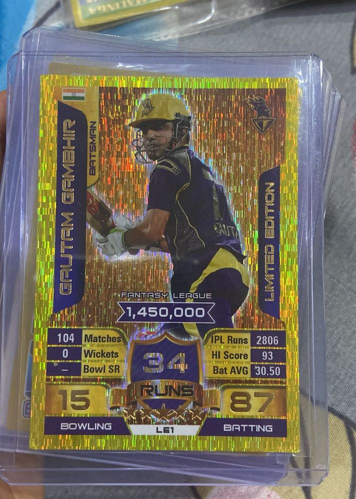 Gautam gambhir limited edition 2015 ipl
