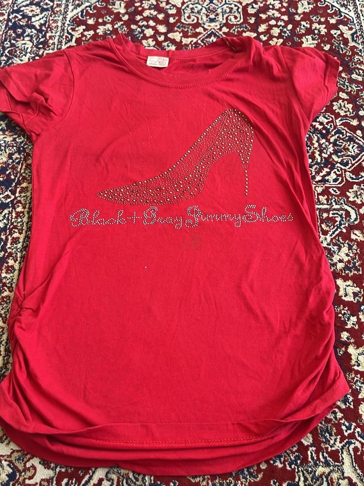 Red Shoe Graphic Tee