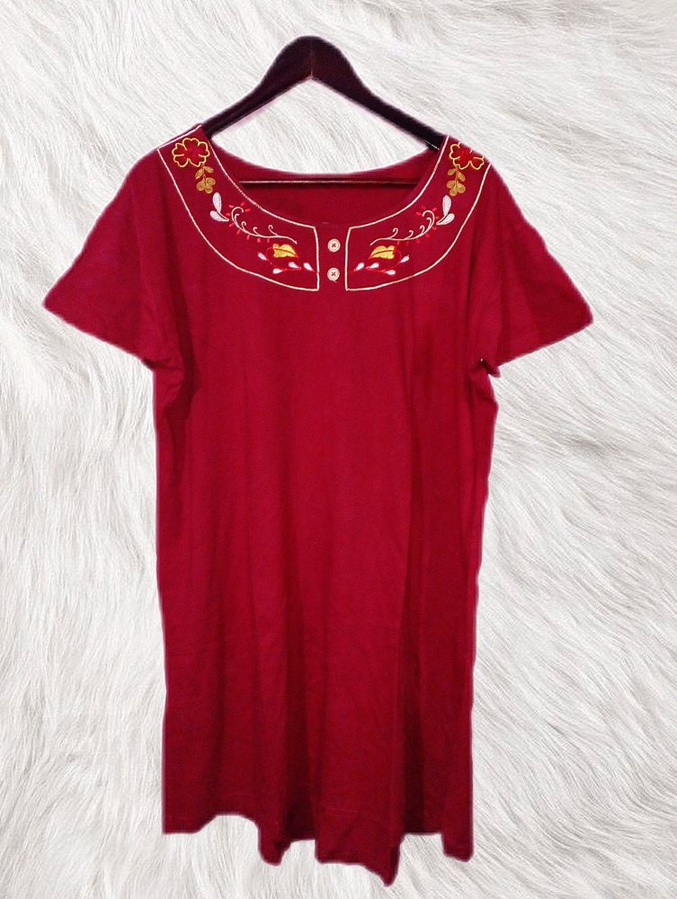 Red Kurta For Women