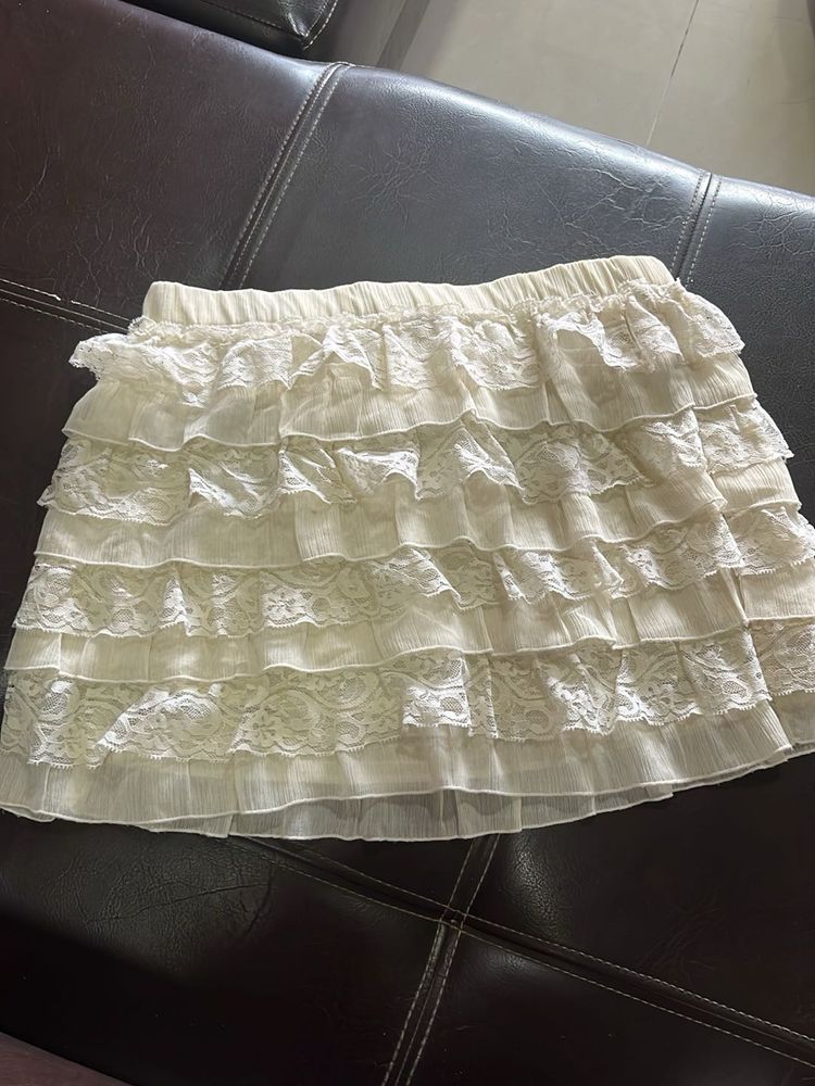 Ruffled Layered Skirt
