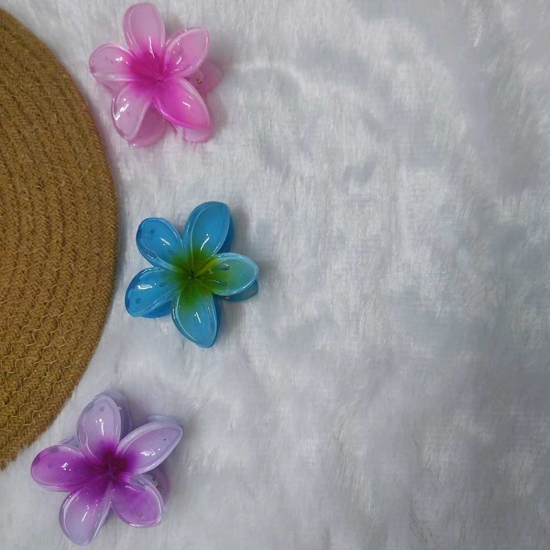 Cute Flower Hair Clips