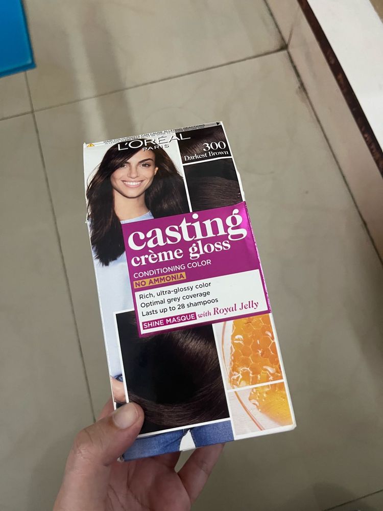 Loreal Dark Brown Hair Color Seal Pack