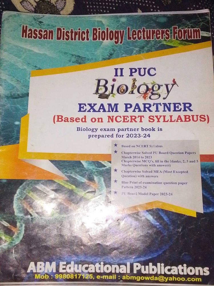 II PUC Biology Exam Partner