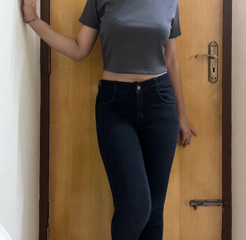 28 Size Black Denim