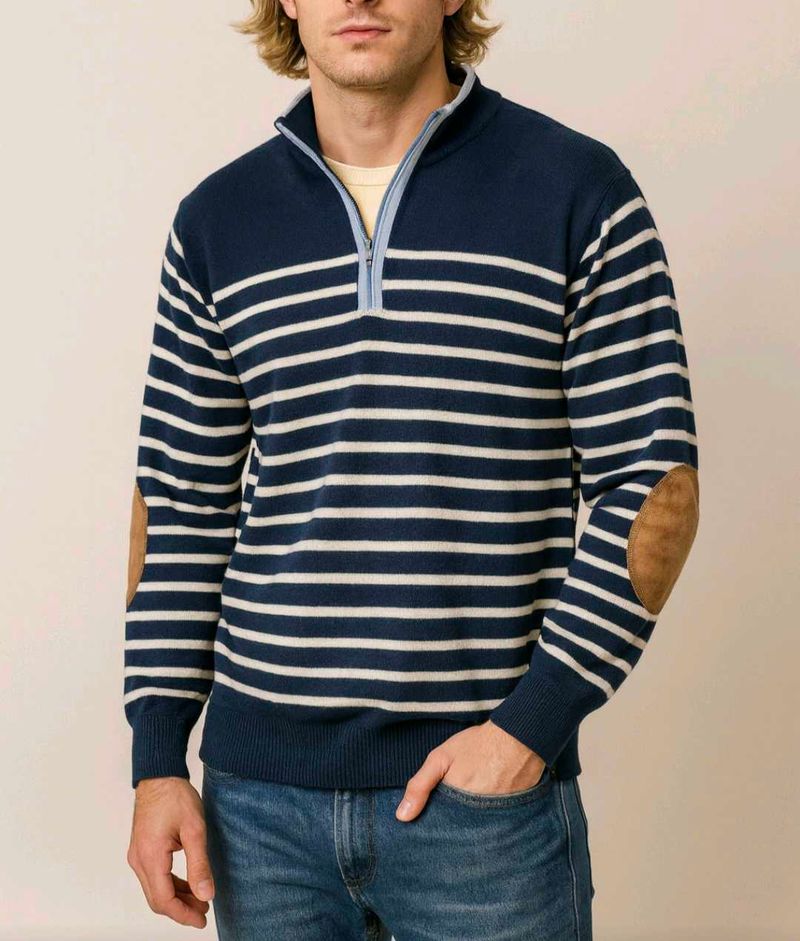 Flying Machine Striped Pullover Sweater