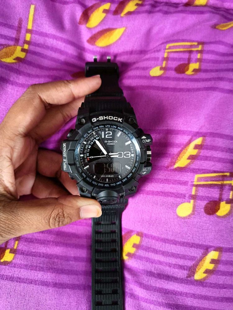 Black G-Shock Watch First Copy