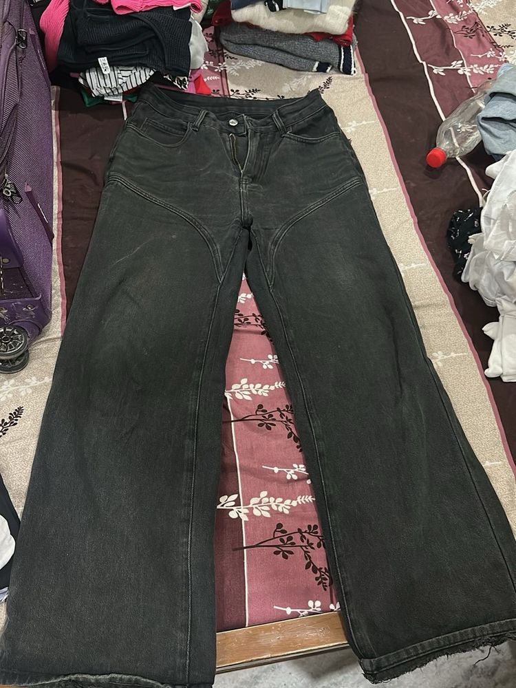 Black Wide Leg Jeans