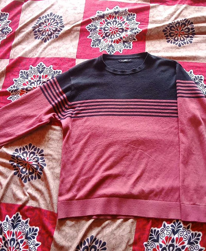 Striped Knit Sweater