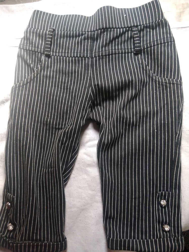 Black White Pant