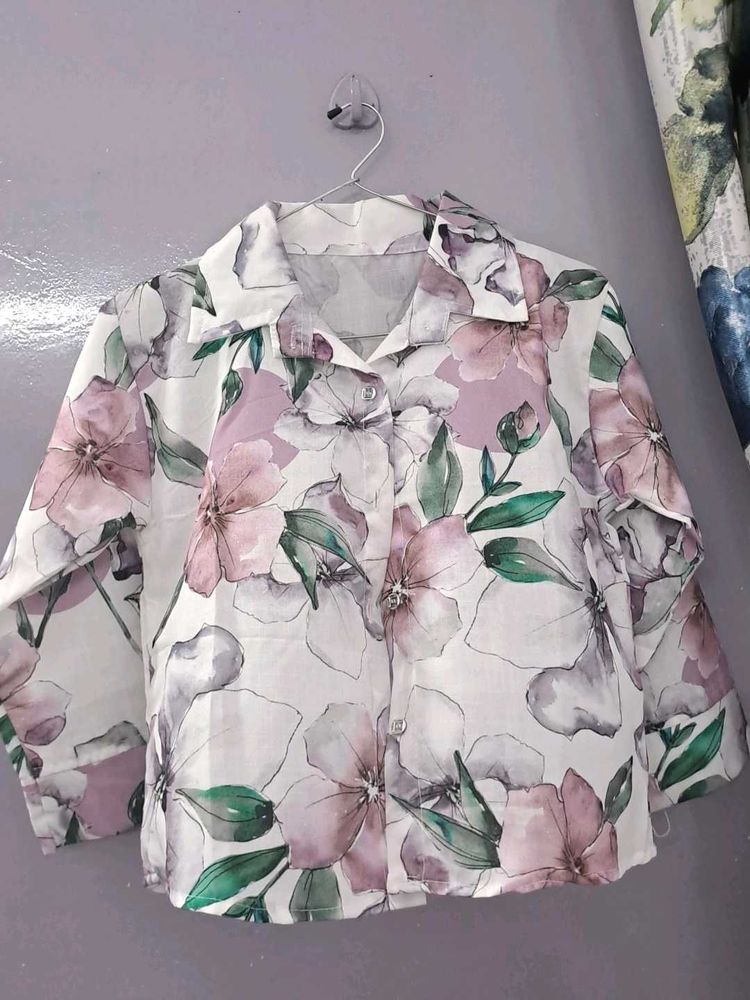 Floral Print Shirt
