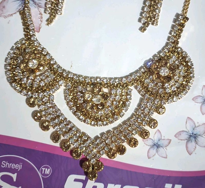 Rhinestone Statement Necklace