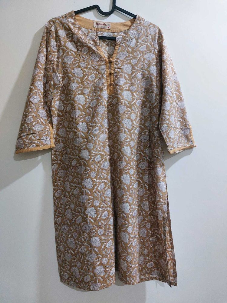 Fabindia Floral Kurta