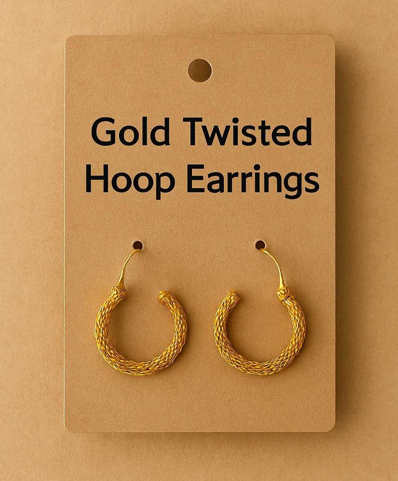 free🎋Donation Gold Hoop Earrings