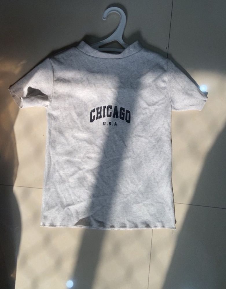 GREY CROP TOP🤍🩶