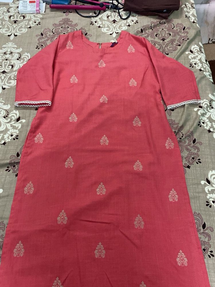 Libas Cotton Blend Daily Use Kurti For Women
