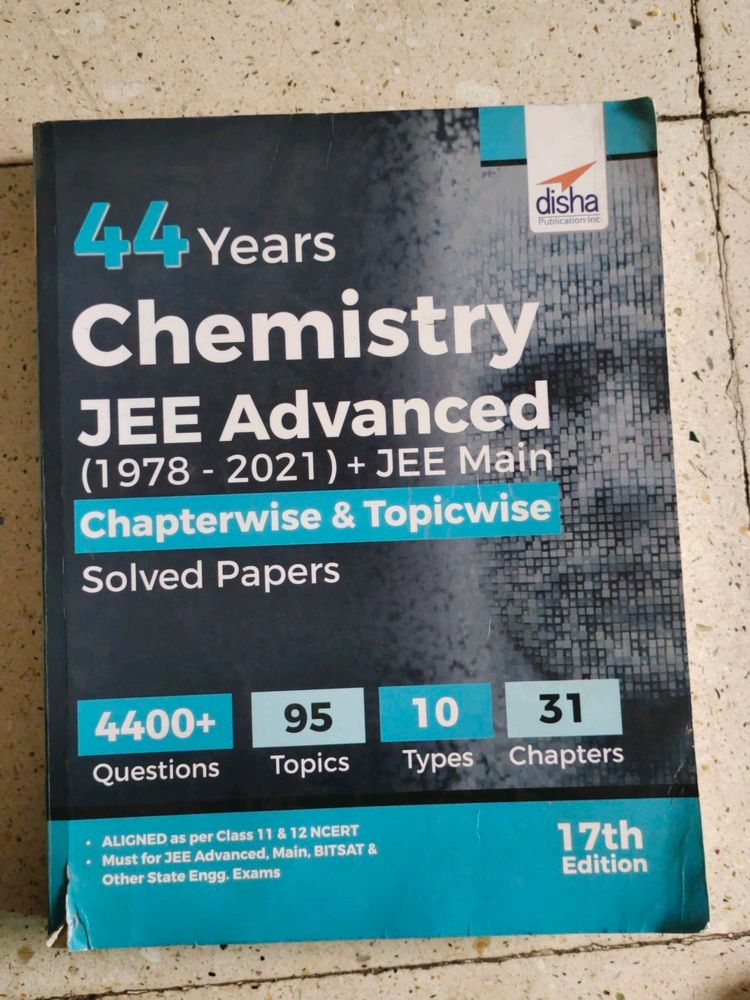 Chemistry Jee Advanced And Main Solved Papers