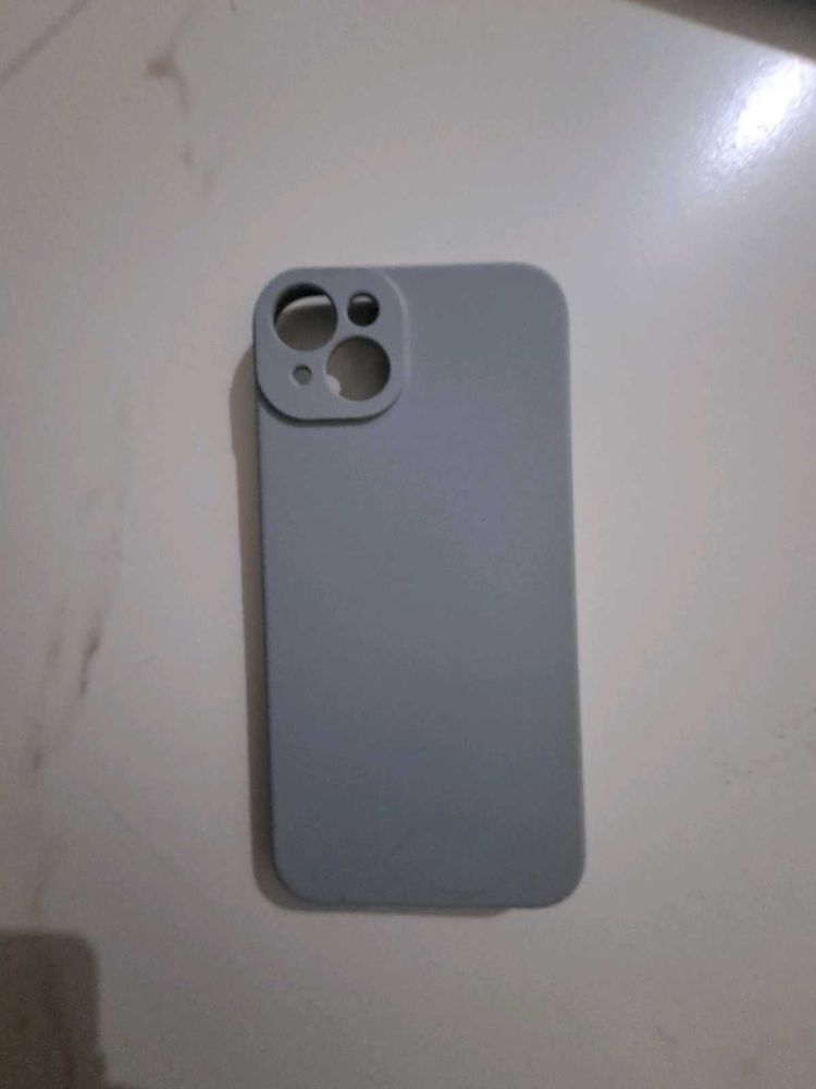 iPhone 15 Plus Gray Silicone Case